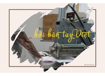 Mỗi mẫu bìa được làm riêng handmade bởi bàn tay người thợ